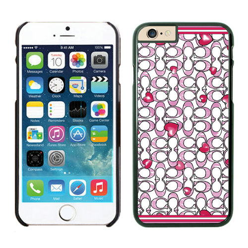 Coach Love Logo Pink iPhone 6 Cases EZJ | Women - Click Image to Close